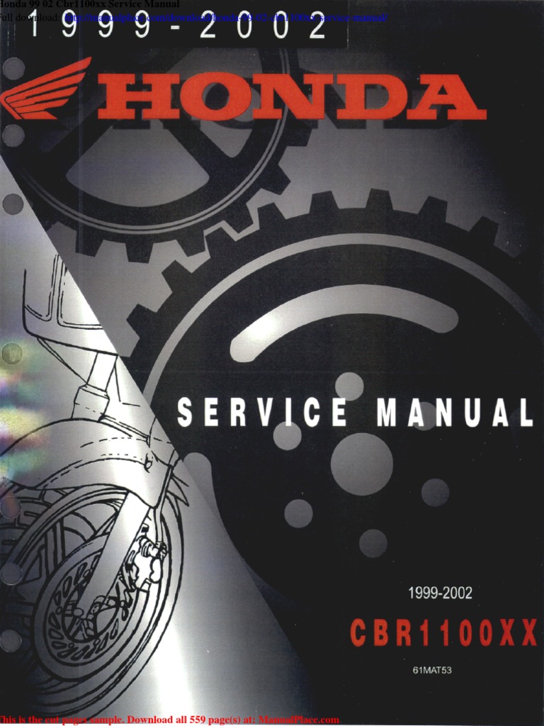HONDA CBR1100XX サービスマニュアル Haynes Repair Manual - 3901 | Honda CBR1100XX Super Blackbird 1997