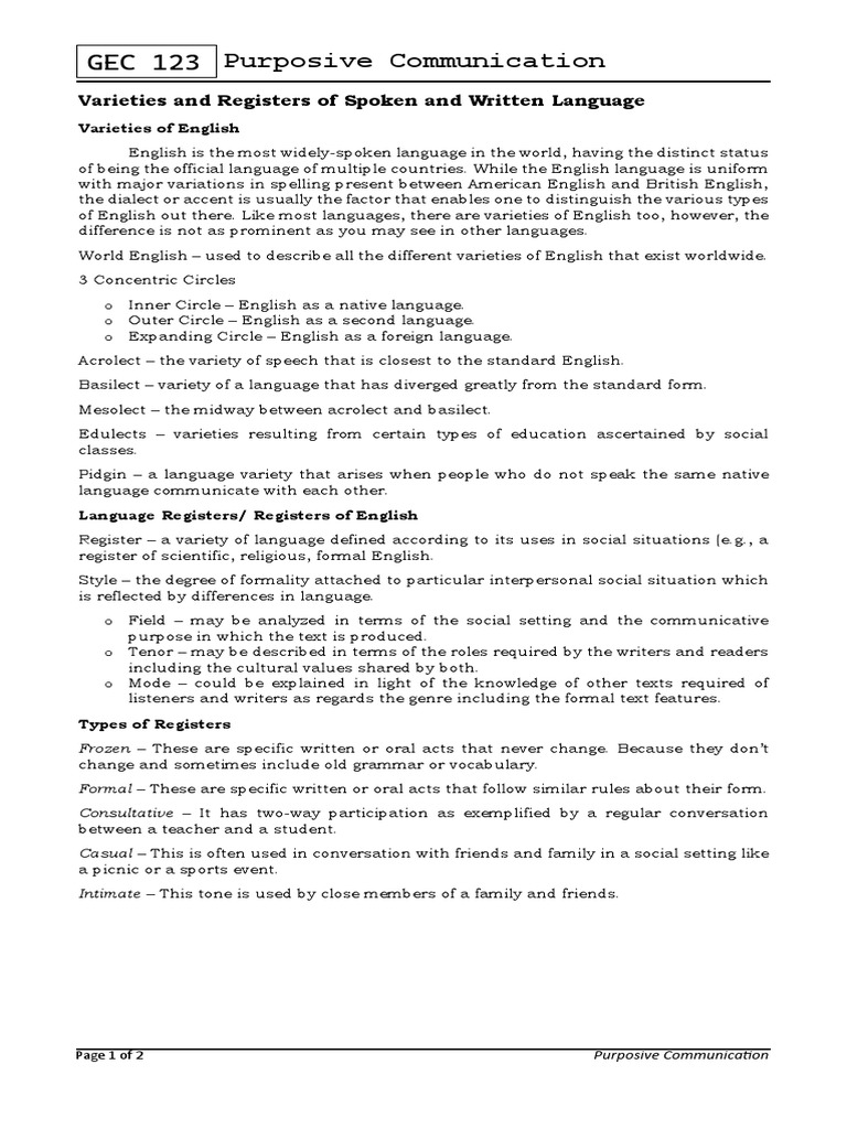 PDF English Language