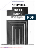 Toyota 1hd FT Engine Repair Manual