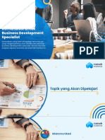 Topik 3:: Pentingnya Teknik Komunikasi Untuk Business Development Specialist