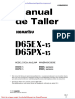 Komatsu d65px D65ex Shop Manual