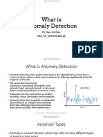What Is Anomaly Detection: MR Hew Ka Kian Hew - Ka - Kian@rp - Edu.sg