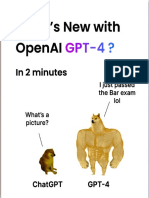 What's New in GPT-4 Which Wasn't in ChatGPT