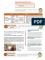 Propósitos de Aprendizaje:: Ficha de Aplicación N°06