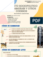 GRUPO 1 SEMINARIO - Contexto Sociopolítico de Hammurabi y Otros Códigos Relacionados A Mesopotamia