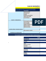 Plan de Inversión 3.7