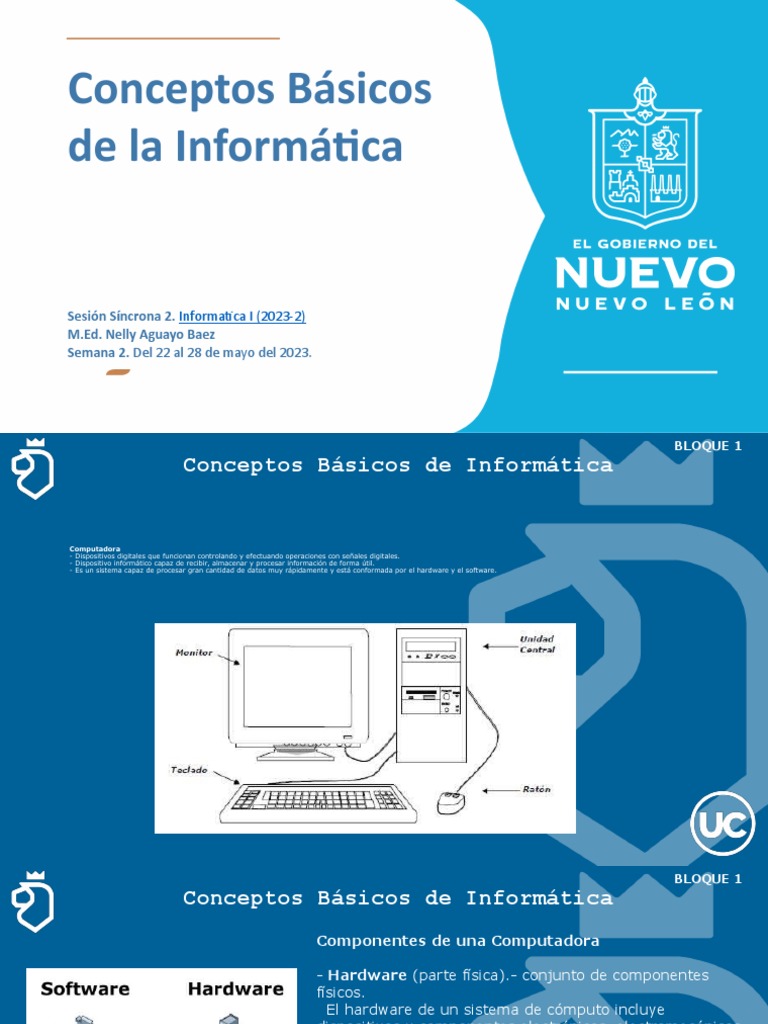 Presentacion - Conceptos Info. | PDF | Hardware de la computadora ...