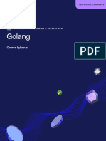 Golang Course Syllabus cd11970