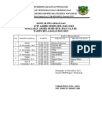 Jadwal Pas Ganjil Fix