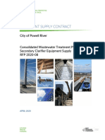Request For Proposal - Secondary Clarifier Equipment Supply 2020-08