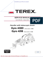 Terex Gyro 4518 Service Manual