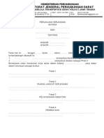 Contoh Format Surat Perjanjian Dalam Negeri KM 41-2021