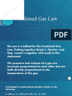 Combined Avogadros and Ideal Gas Laws