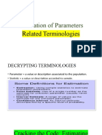 Estimation of Parameters