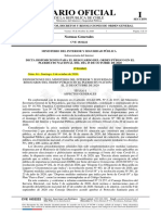 Circular 61 Del Ministerio Del Interior y Seguridad Pública