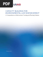 Capacity Building For Environmental Law Enforcement - A Compendium On Enforcement Training and Planning Modules - 0