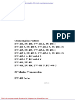 ZF 4600 Family Operating Instructions