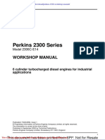 Perkins 2300 Workshop Manual