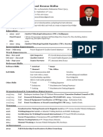 CV Muhammad Resma Ridha 2018