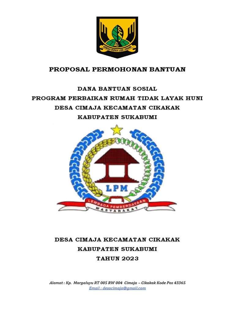 Proposal LPM Rutilahu 2023 | PDF