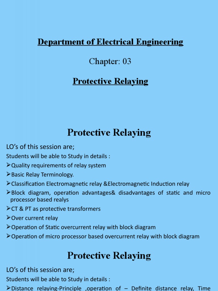 Protective Relay PDF Relay Rectifier