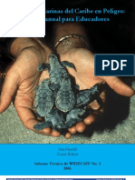 Tortugas Marinas del Caribe en Peligro: Un Manual para Educadores