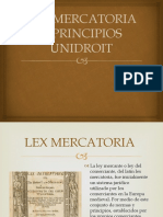 Lex Mercatoria y Principios Unidroit