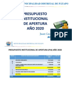 Exposicion Programacion Multianual 2020