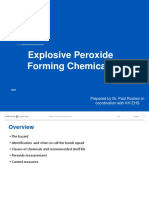 Explosive Peroxide Forming Chemicals