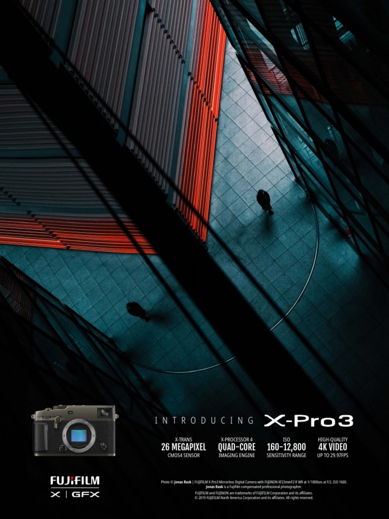 X Pro3 Specs | Download Free PDF | Film Speed | Exposure (Photography)