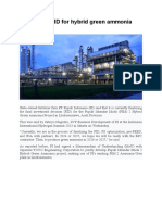 PI Finalizes FID For Hybrid Green Ammonia Project