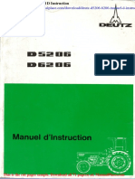 Deutz d5206 6206 Manuel D Instruction