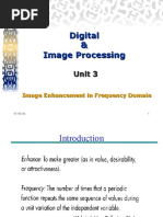 UNIT-3 Image Enhancement in Frequency Domain