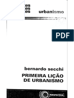 Debates - Urbanismo - Primeira Lição de Urbanismo - Bernardo Secchi