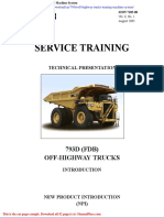 Cat 793d Off Highway Trucks Training Machine System
