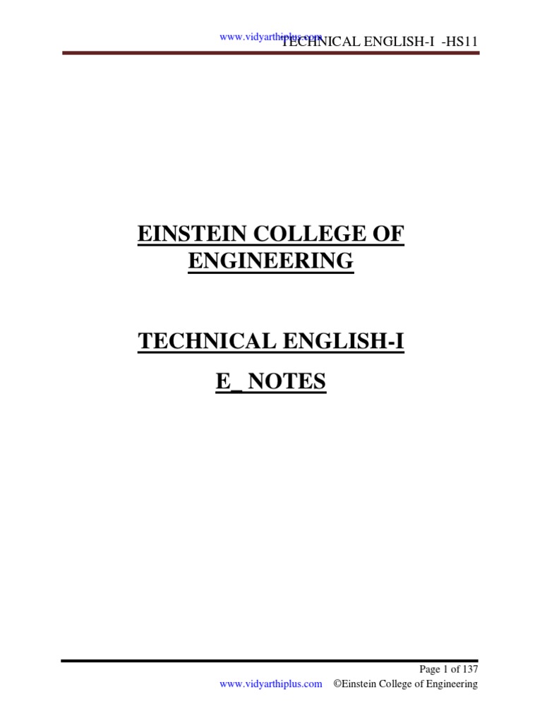 Technical English 1 | PDF | Verb | Perfect (Grammar)