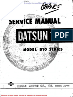 Service Manual Datsun 1000 Model b10 Series