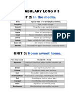 Vocabulary Tables # 3