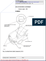 Acura TSX 2003 2008 Exterior Lights Service Repiar Manual