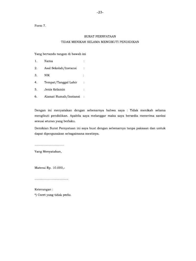 Form 7 | PDF