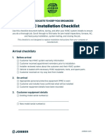 HVAC Installation Checklist Template