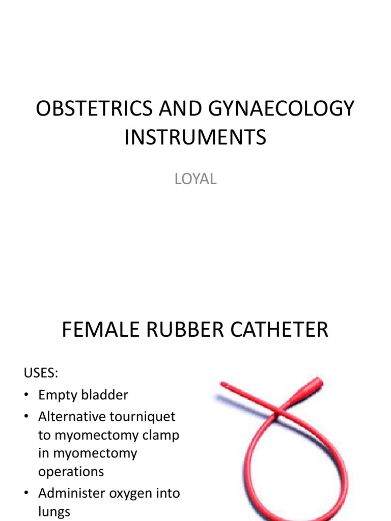 Obstetrics and Gynaecology Instruments | PDF | Vagina | Uterus