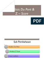 Analisis Du Pont - Z Score