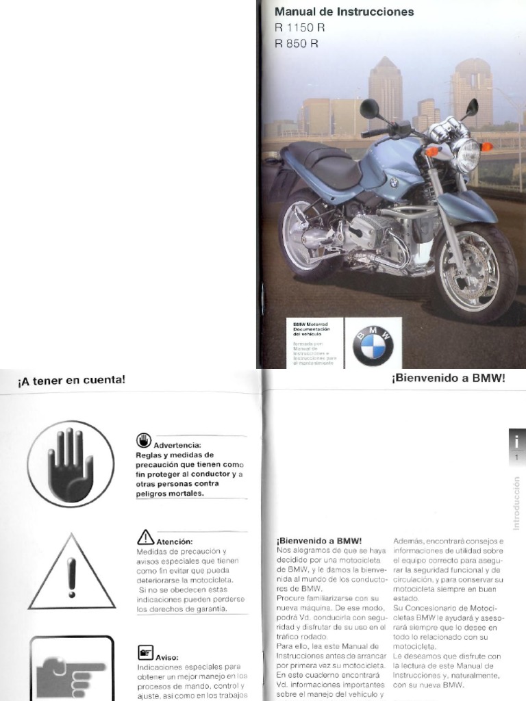 Manual BMW R850R | PDF