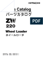 Hitachi Zaxis Zw220 Wheel Loader Parts Catalog