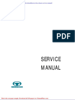 Daewoo Bus Chassis Service Manual
