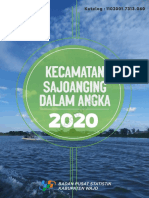 Kecamatan Sajoanging Dalam Angka 2020 - 2