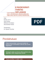 Evaluasi Radiografi Pada Arthritis