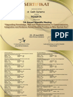 Sertifikat PIT 7 IDI Kab Sukabumi 2023 Dr. Galih Suharno