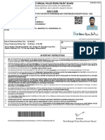 Admit Card: Araksha Bhavan (5Th Floor), 6Th Cross Road, Block-Dj, Sector-Ii, Salt Lake City, Kolkata-700 091